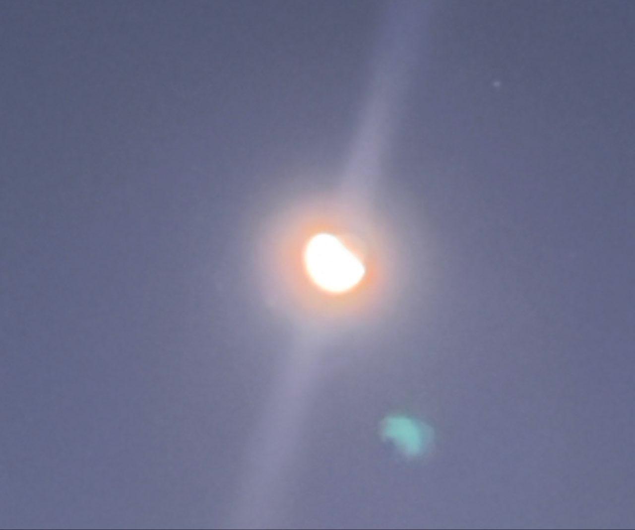 The Moon over Dagenham, United Kingdom — waning crescent, Lunar Day 25