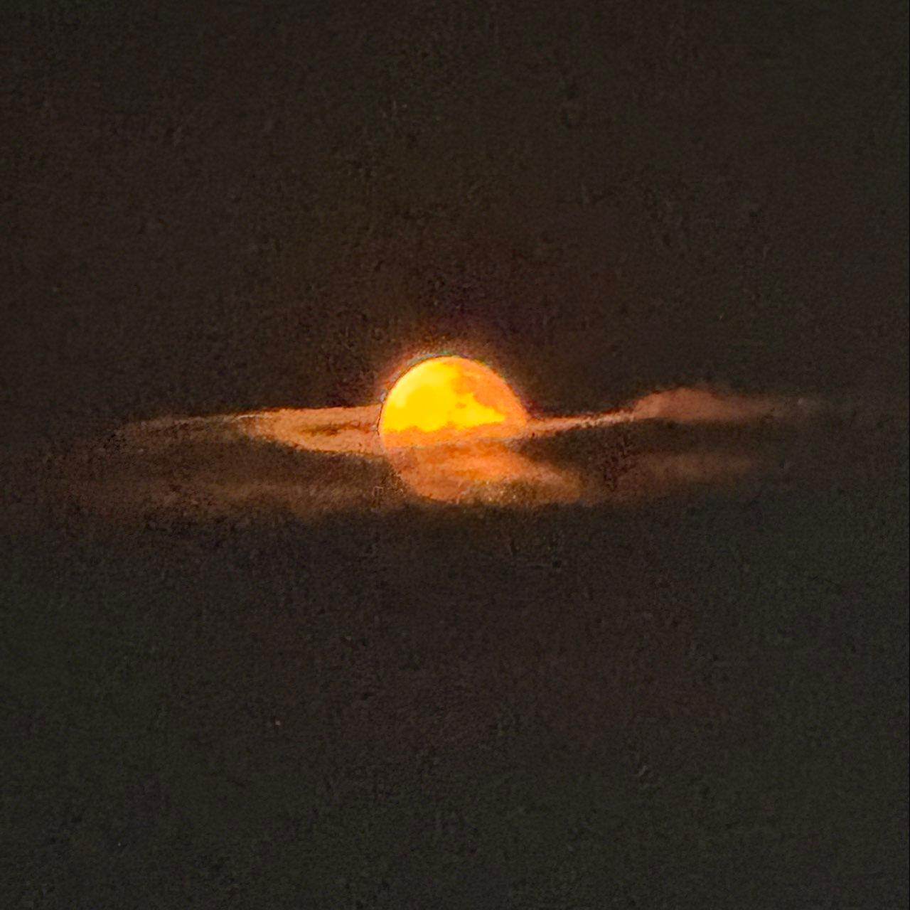 The Moon over Las Vegas, United States — waning gibbous, Lunar Day 19