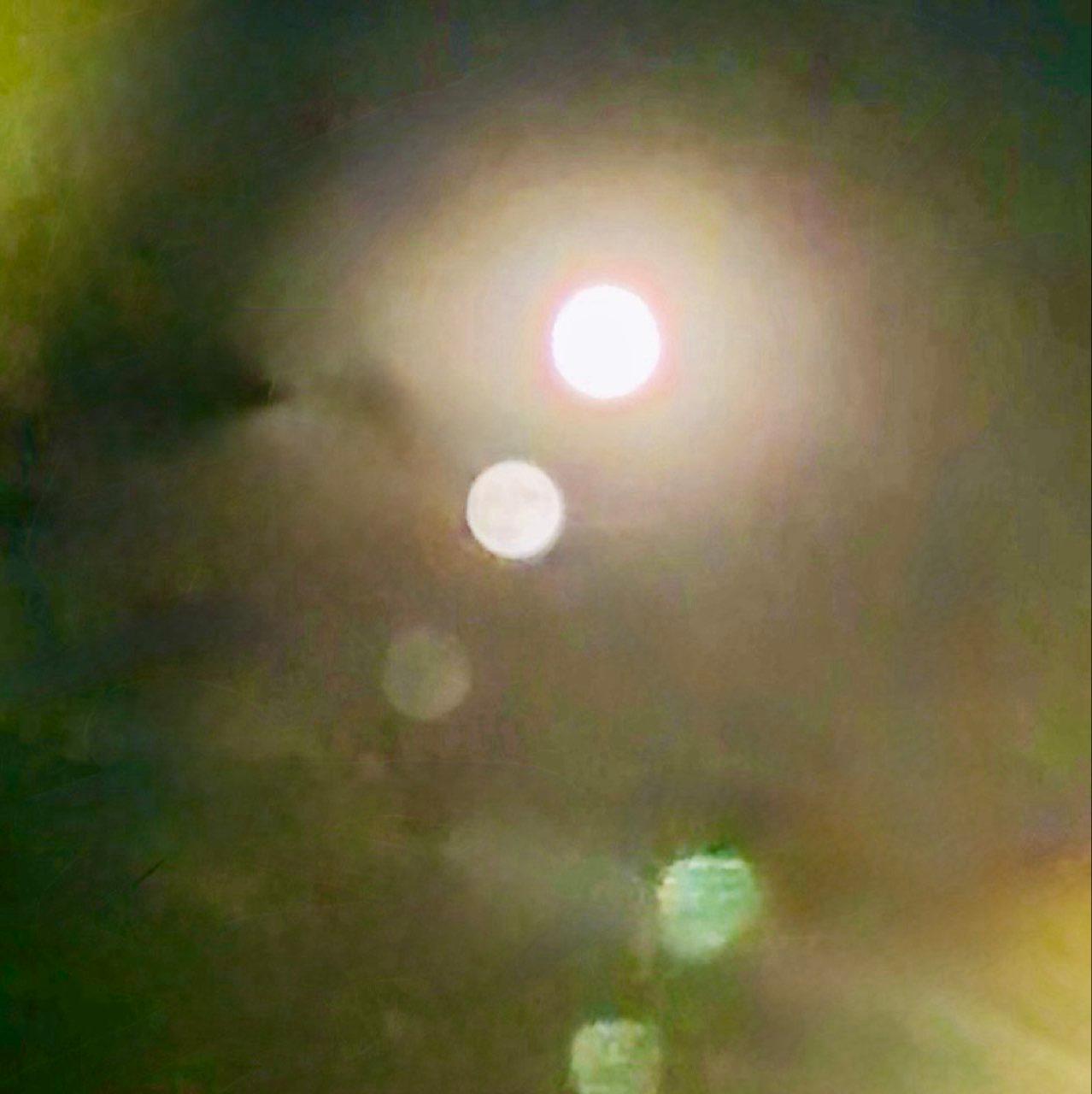 The Moon over Shermans Dale, United States — full moon, Lunar Day 15