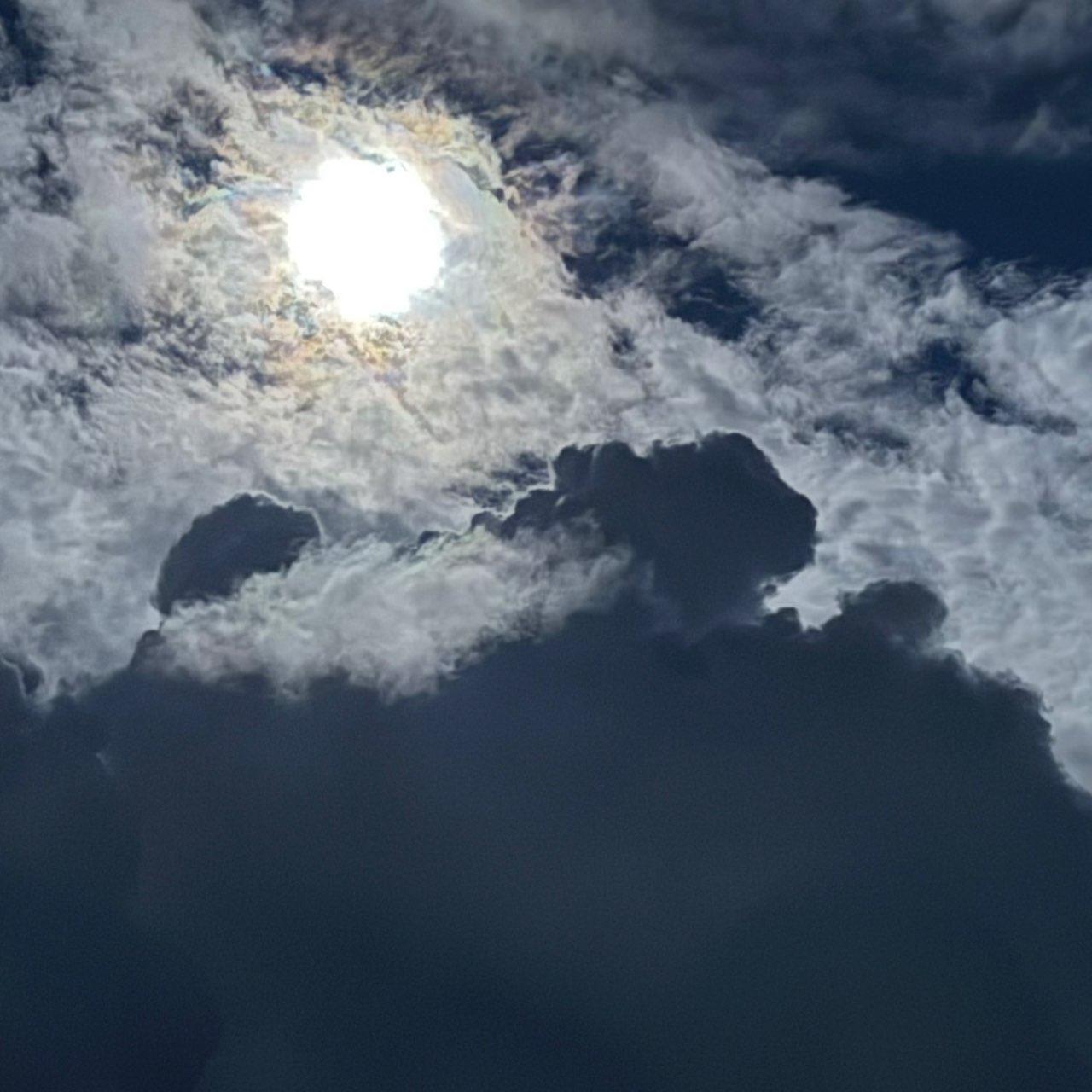 The Moon over Kolymbia, Griechenland — full moon, Lunar Day 17