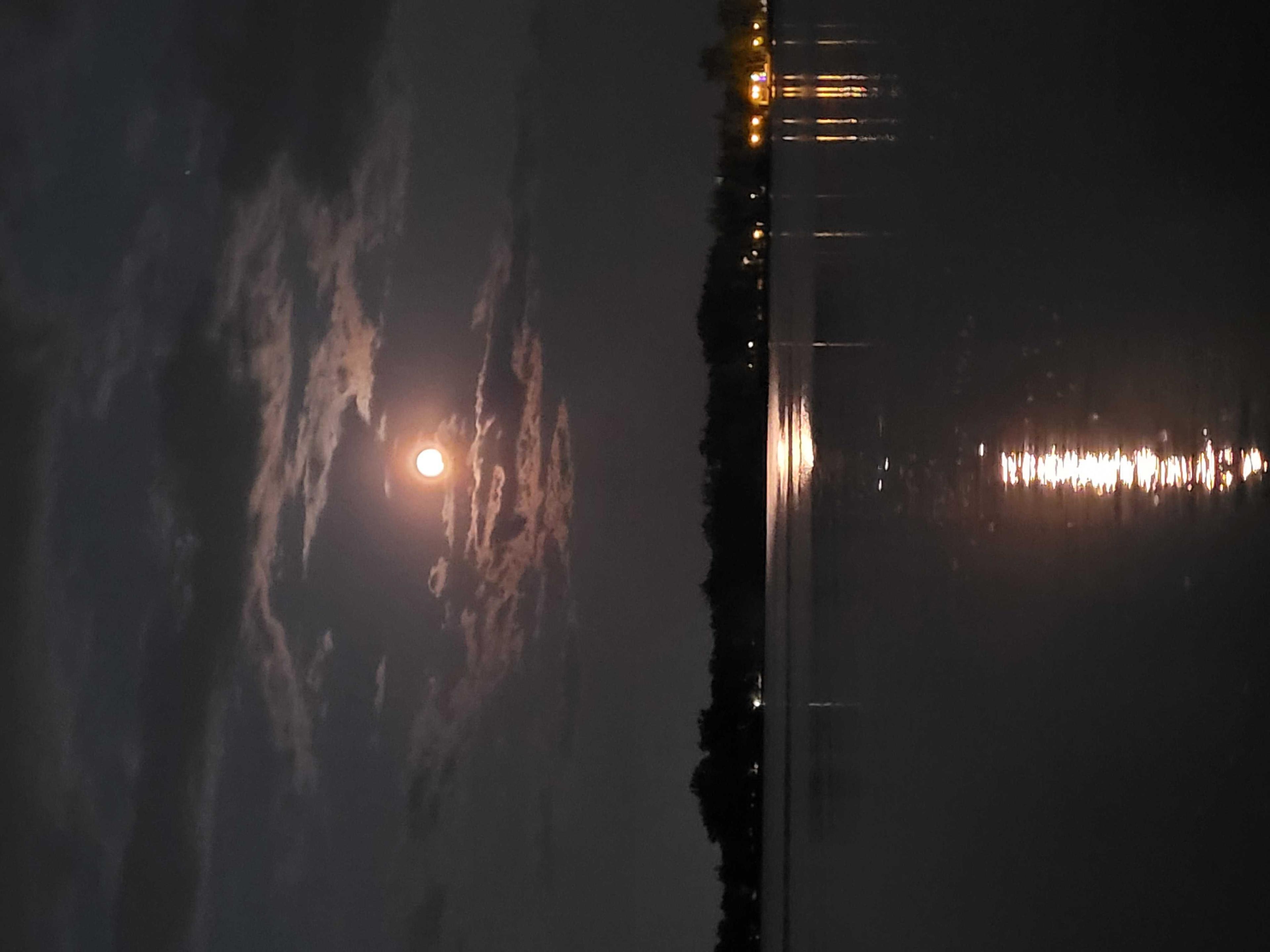 The Moon over Vaudreuil-Dorion, Canada — full moon, Lunar Day 16