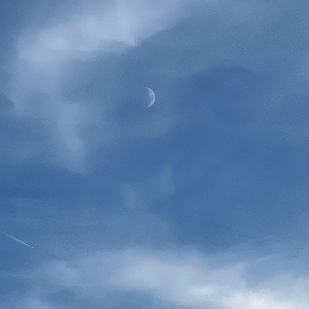 The Moon over Prato, Italia — first quarter, Lunar Day 7