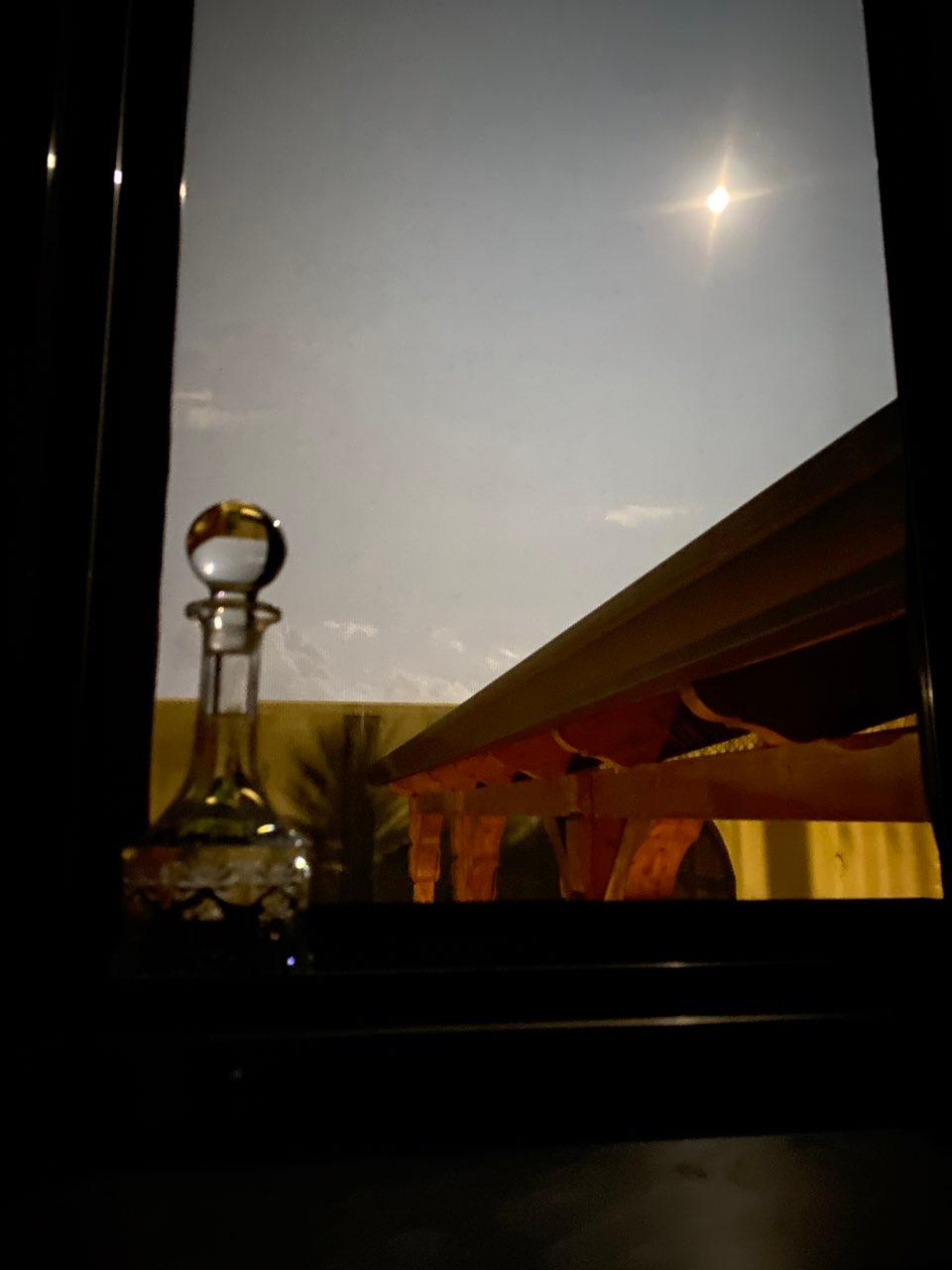 The Moon over Casoria, Italia — full moon, Lunar Day 15