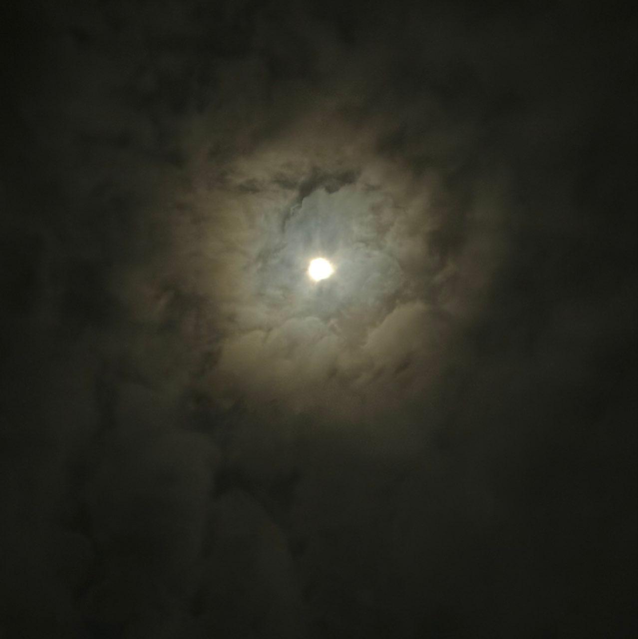 The Moon over Nepal — full moon, Lunar Day 15