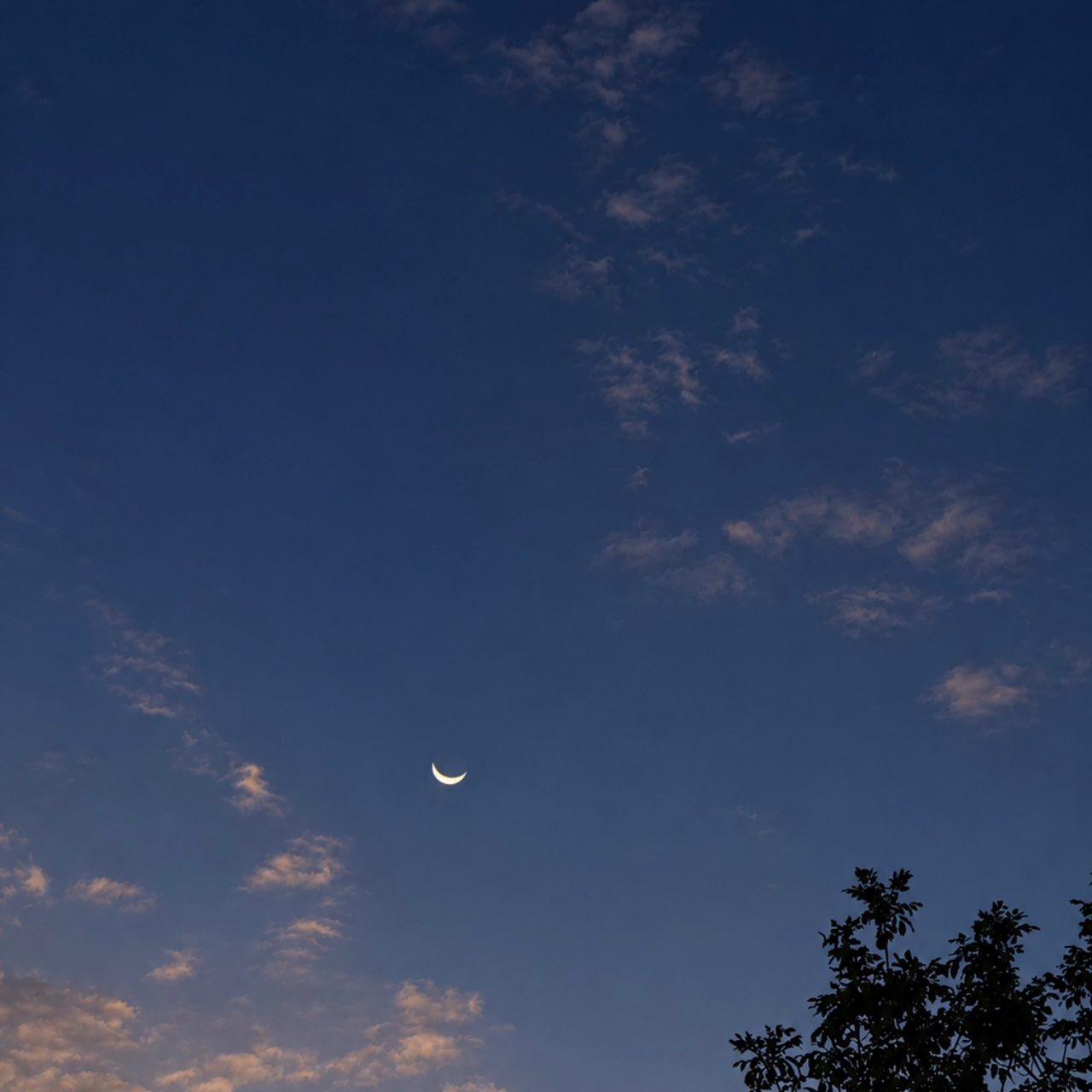 The Moon over Colorado Springs, United States — waning crescent, Lunar Day 27