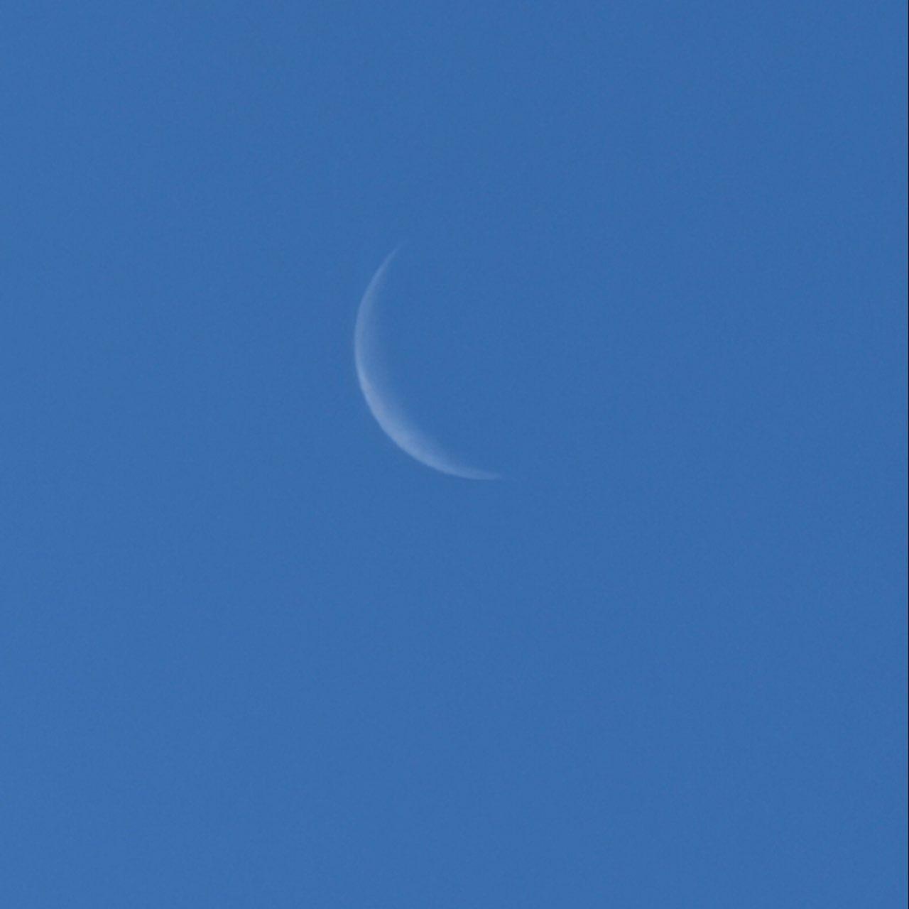 The Moon over Lodi, United States — waning crescent, Lunar Day 26