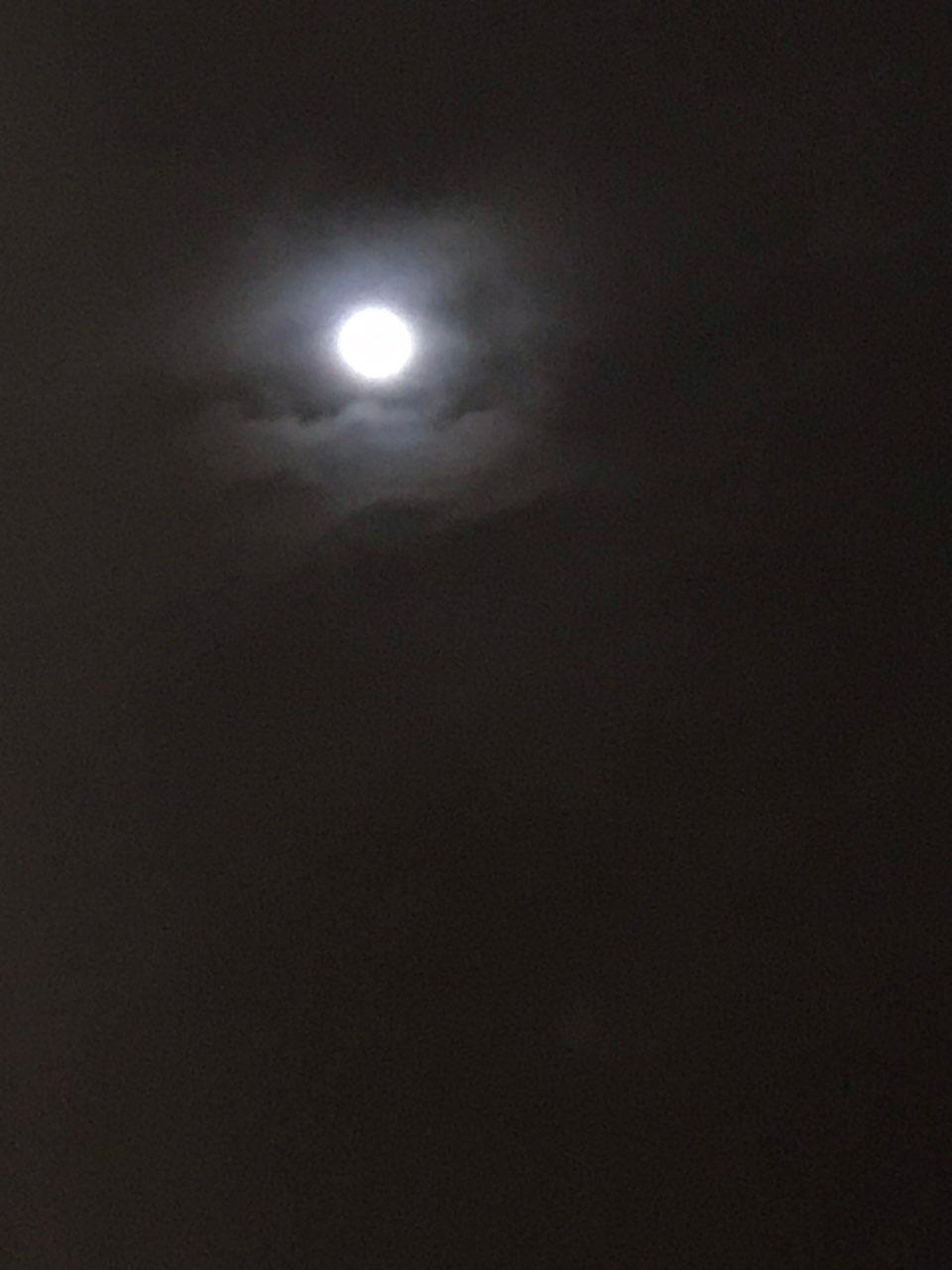 The Moon over Canmore, Canada — full moon, Lunar Day 17