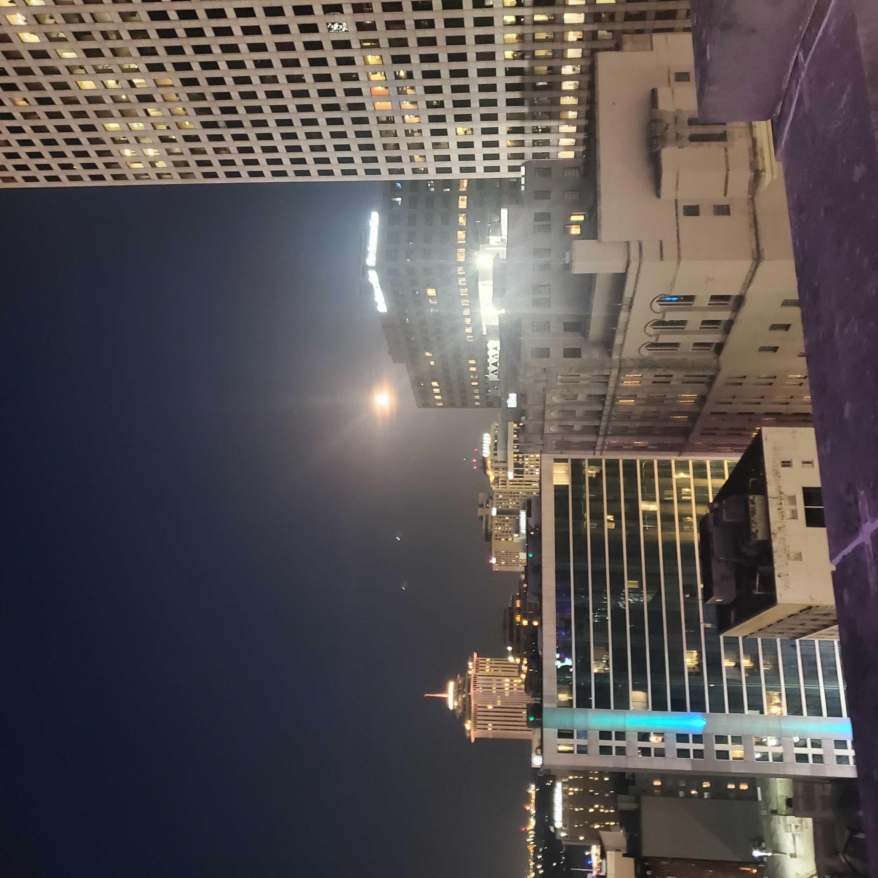 The Moon over New Orleans, United States — full moon, Lunar Day 15