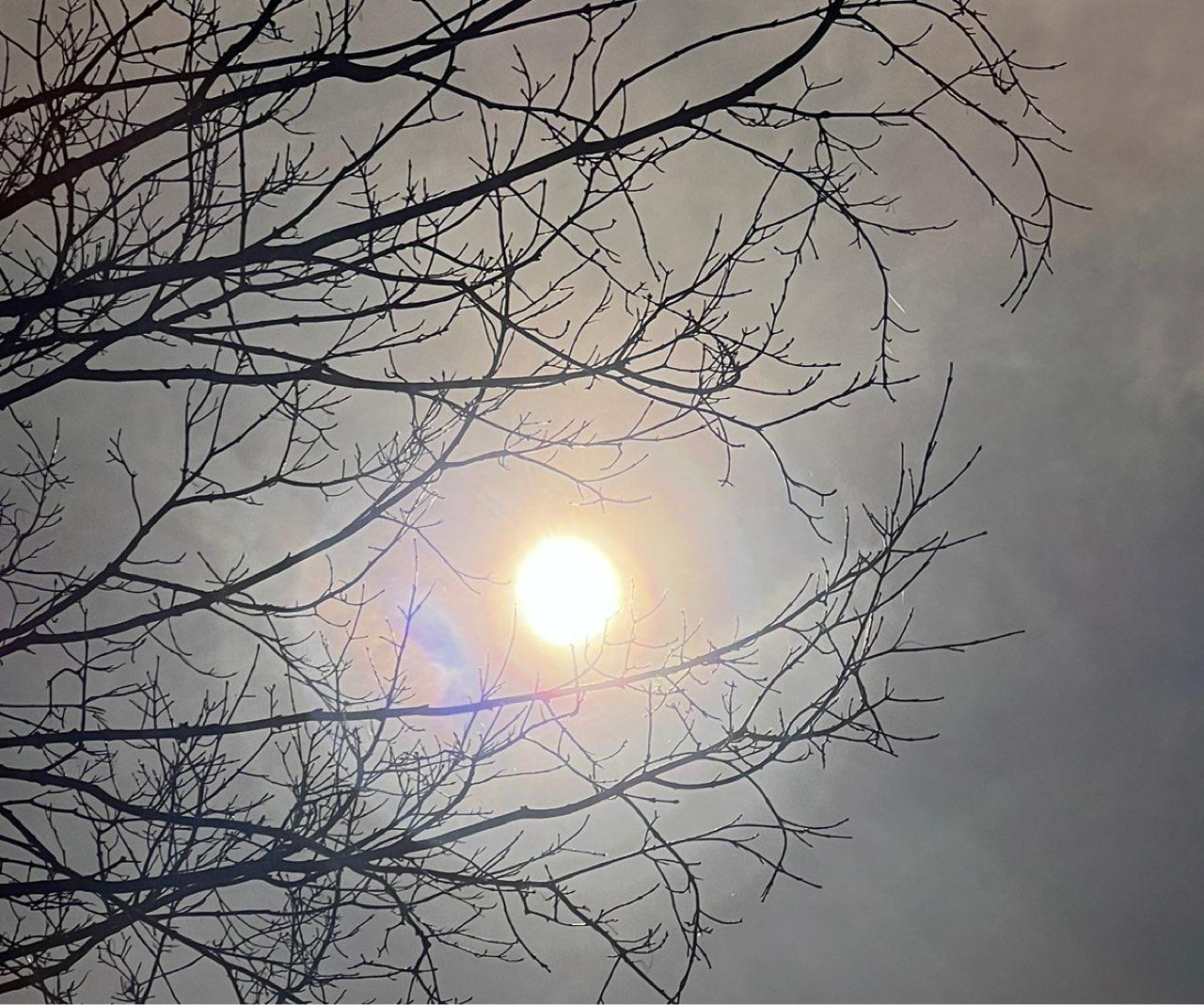 The Moon over Rawdon, Canada — new moon, Lunar Day 2