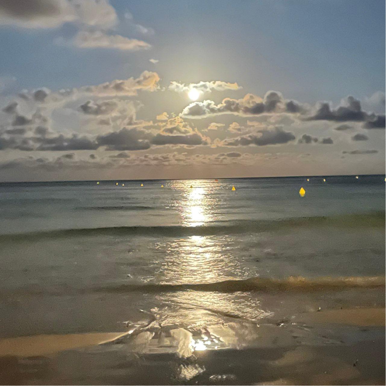 The Moon over Calpe, Spain — full moon, Lunar Day 16