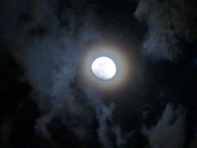 The Moon over North Augusta, United States — full moon, Lunar Day 17