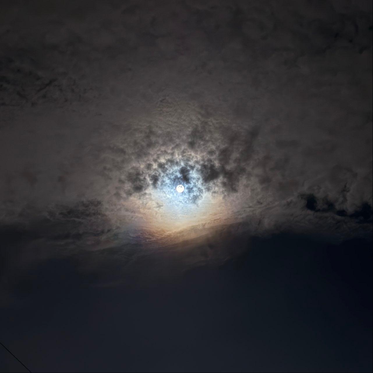 The Moon over Tampa, United States — full moon, Lunar Day 16