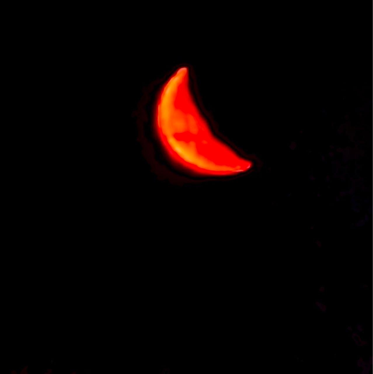 The Moon over Ansbach, Deutschland — last quarter, Lunar Day 24