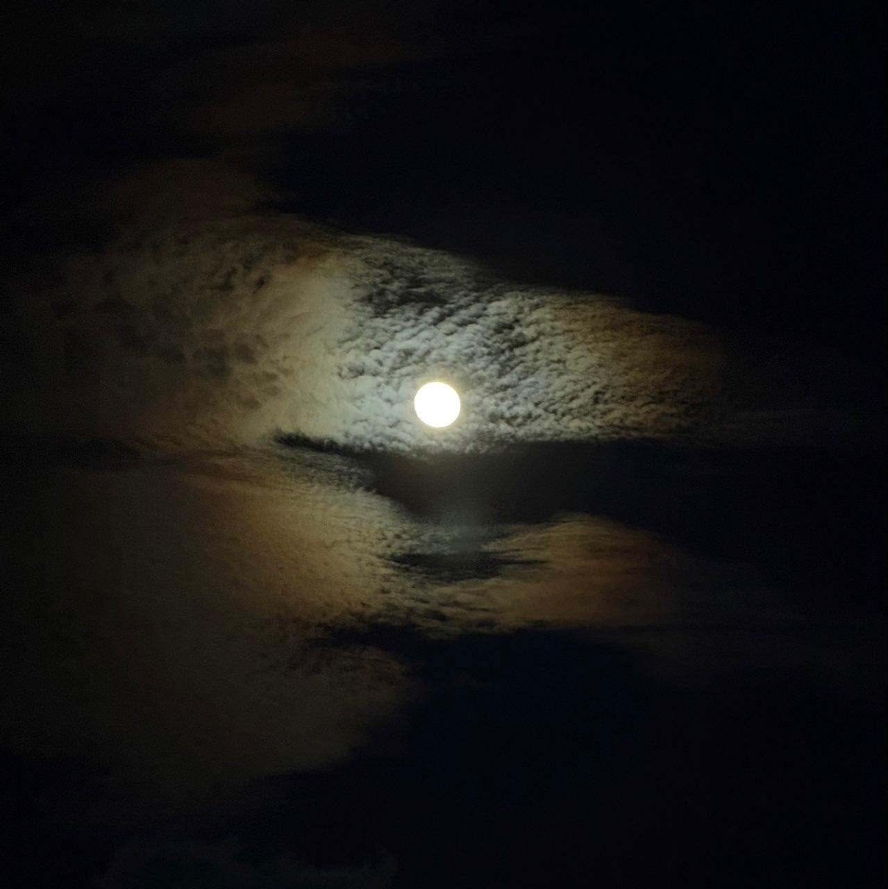 The Moon over Honolulu, United States — full moon, Lunar Day 16