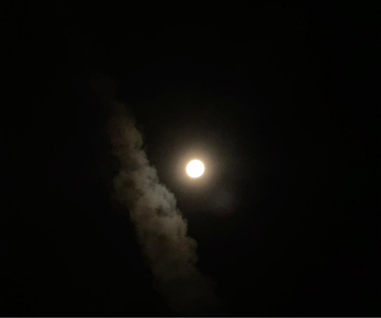 The Moon over Adelaide, Australia — full moon, Lunar Day 15