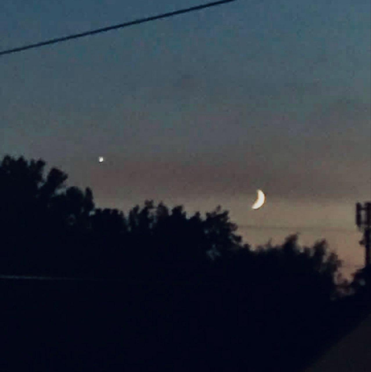 The Moon over Glasgow, United Kingdom — waning crescent, Lunar Day 28