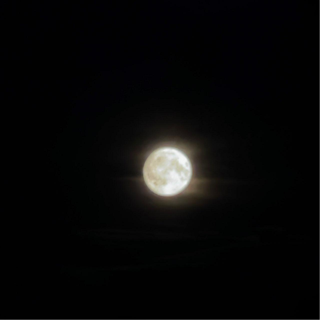 The Moon over Gudeikiai, Lithuania — full moon, Lunar Day 15