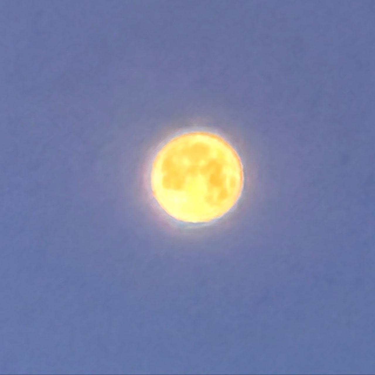 The Moon over Glen Rock, United States — full moon, Lunar Day 15