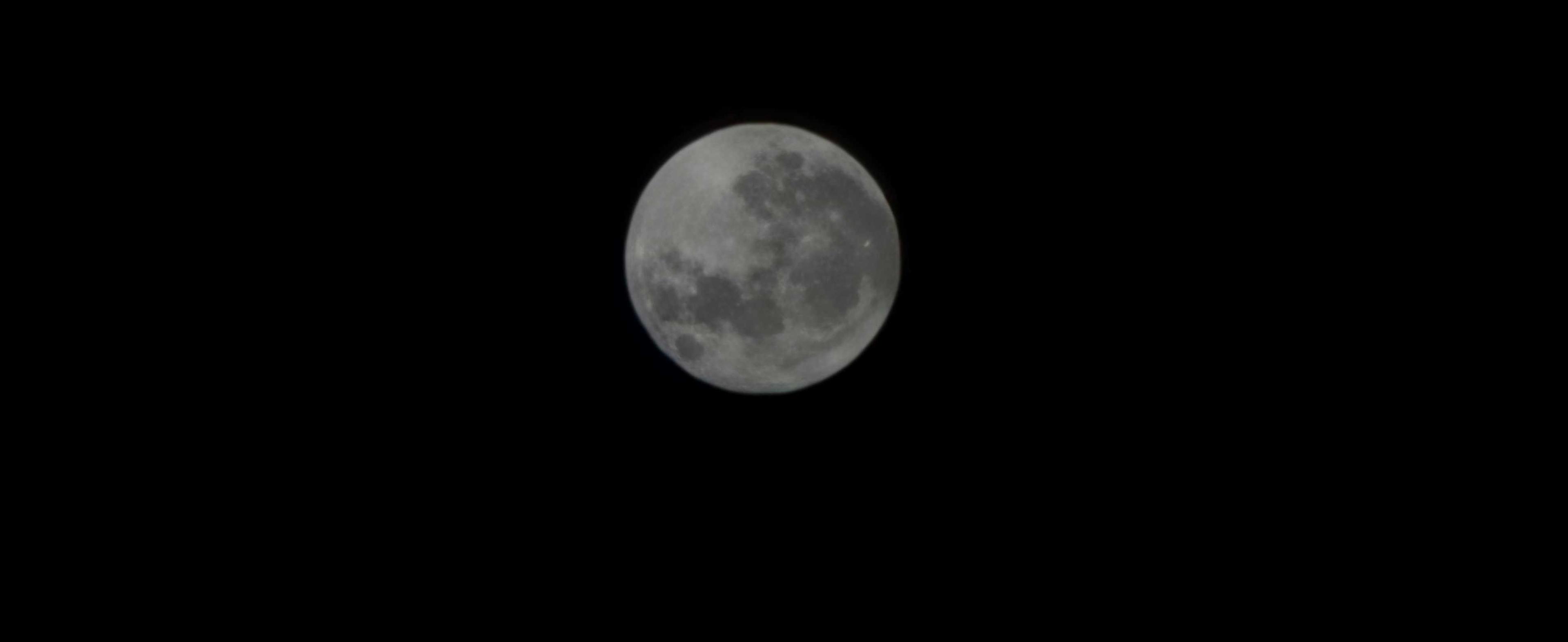 The Moon over Canberra, Australia — full moon, Lunar Day 15