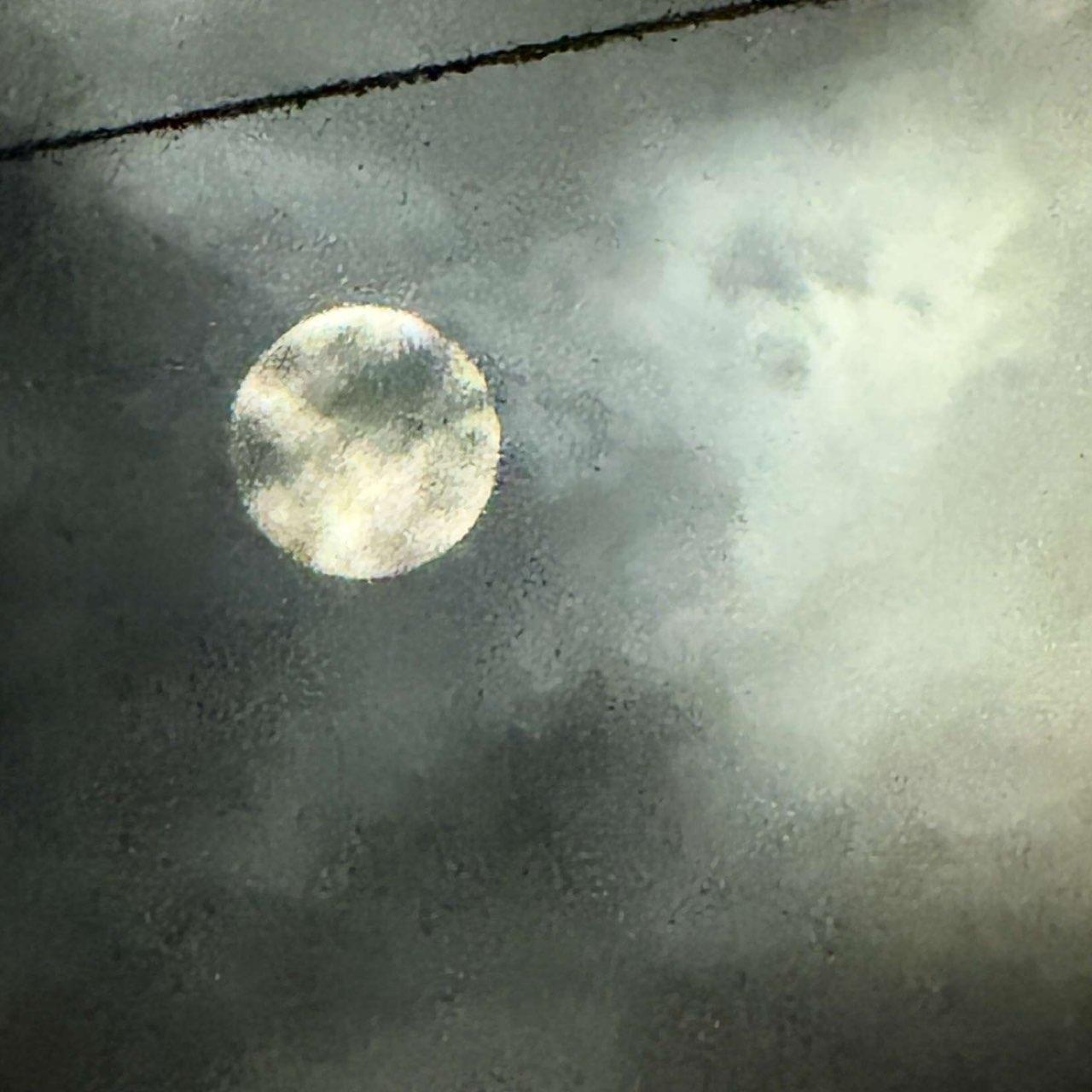 The Moon over Maghera, United Kingdom — full moon, Lunar Day 16