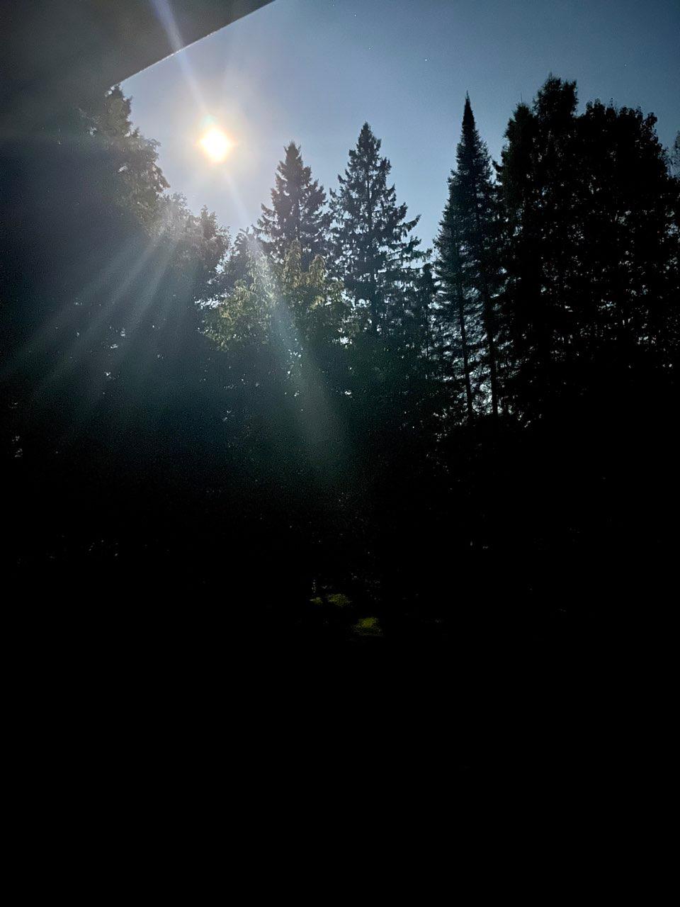 The Moon over Laurentian Hills, Canada — full moon, Lunar Day 16