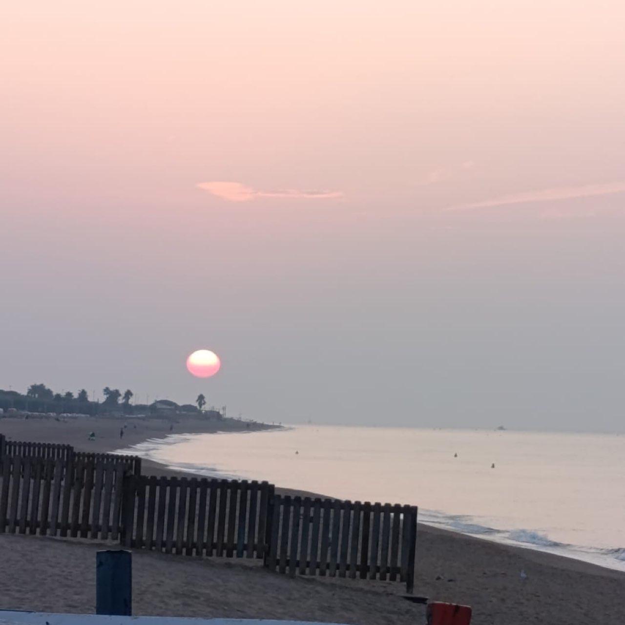 The Moon over Malgrat de Mar, España — waning gibbous, Lunar Day 20