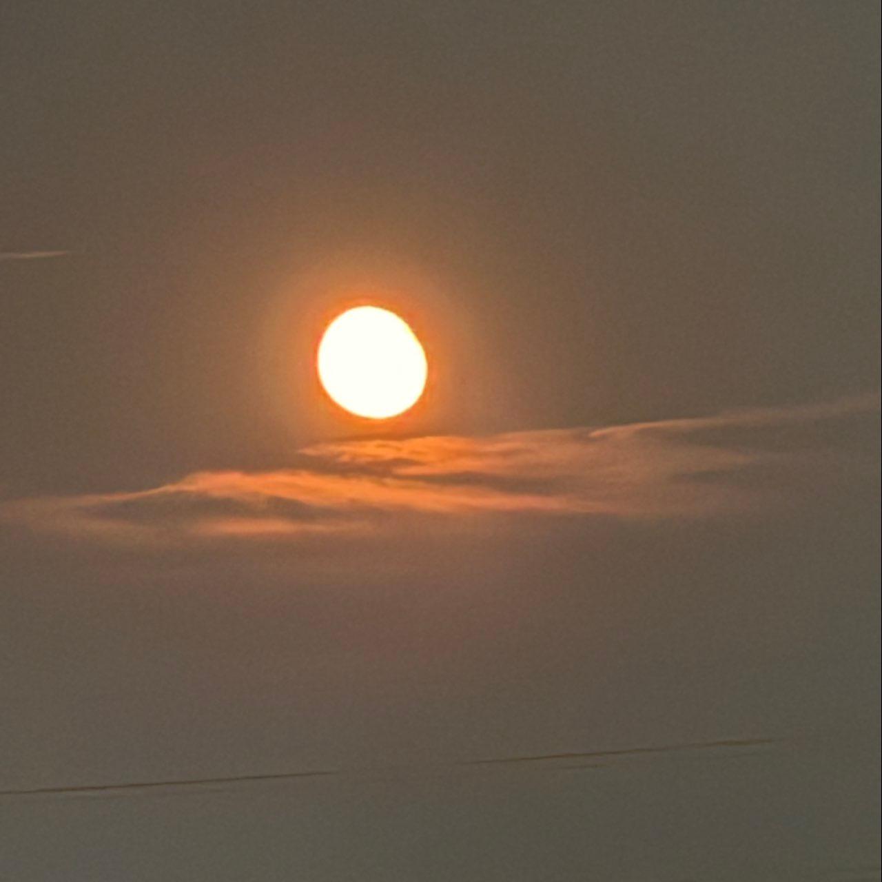 The Moon over Las Vegas, United States — waning gibbous, Lunar Day 19