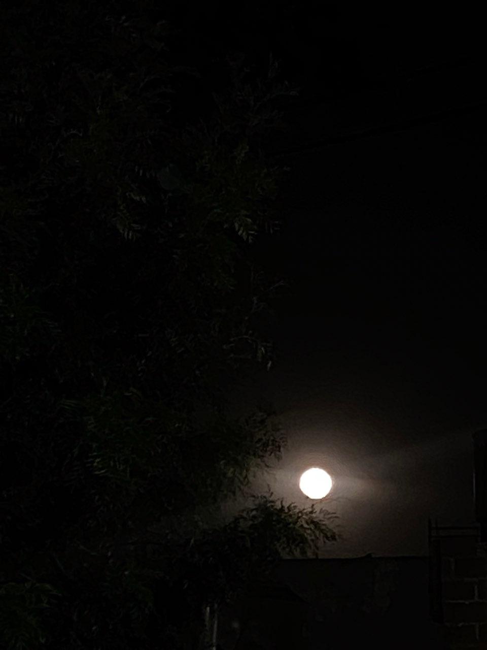 The Moon over Córdoba, Argentina — full moon, Lunar Day 15