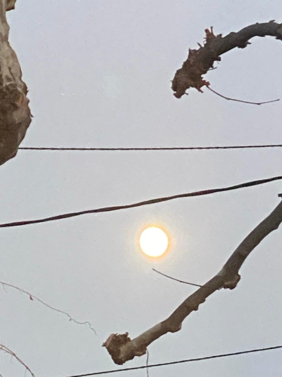 The Moon over Marseille, France — full moon, Lunar Day 13