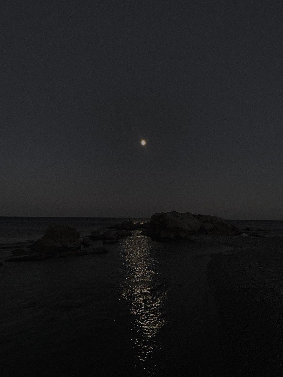 The Moon over Manilva, Spain — full moon, Lunar Day 16
