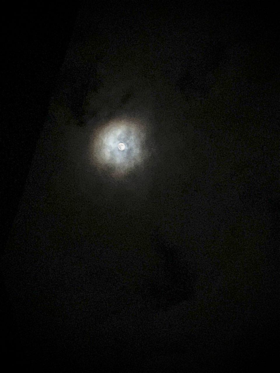 The Moon over Poděbrady, Czechia — waxing gibbous, Lunar Day 12