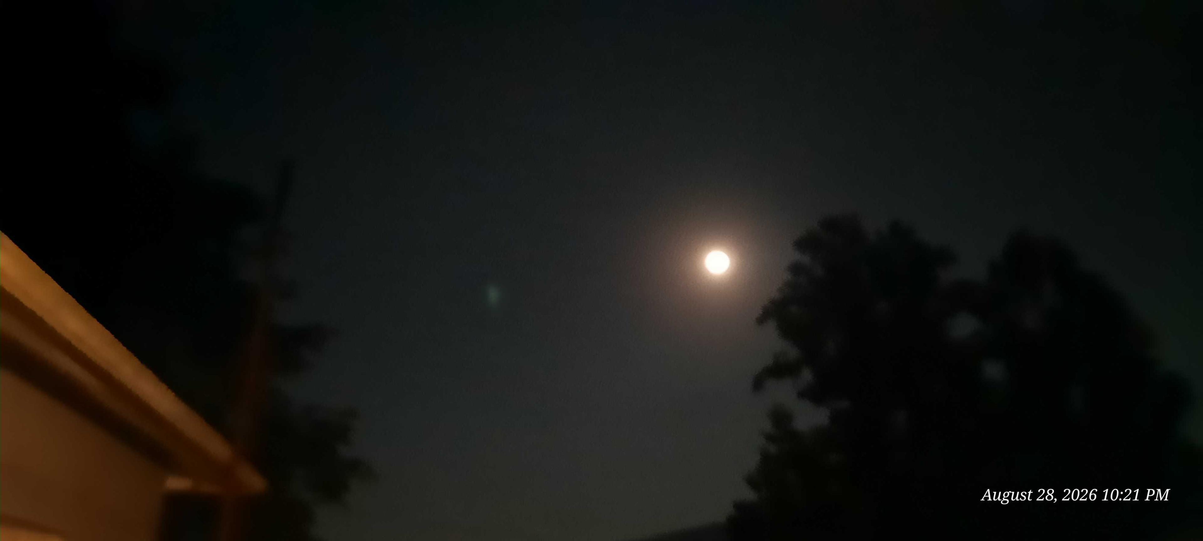 The Moon over Norton, United States — full moon, Lunar Day 17
