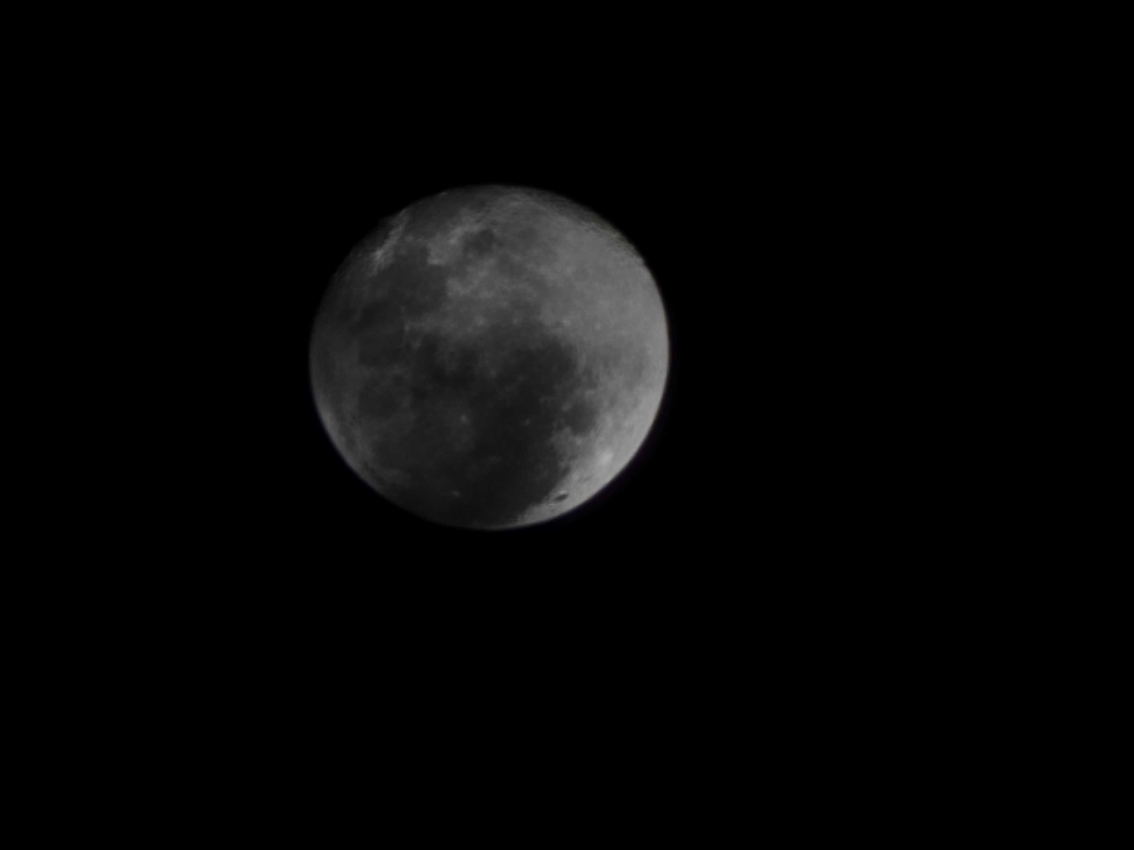 The Moon over Mallow, Ireland — waning gibbous, Lunar Day 18