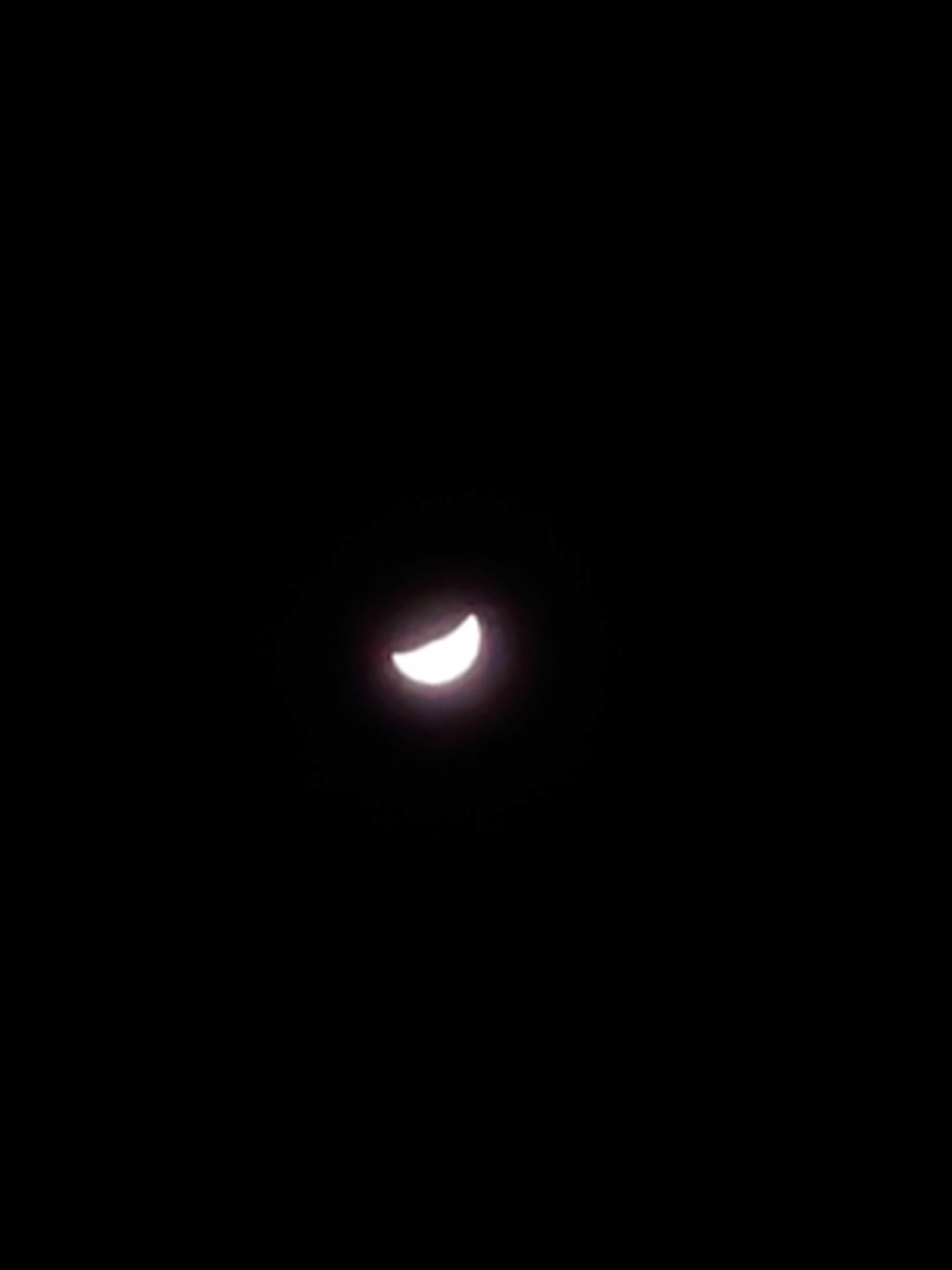 The Moon over Shimla, India — first quarter, Lunar Day 7