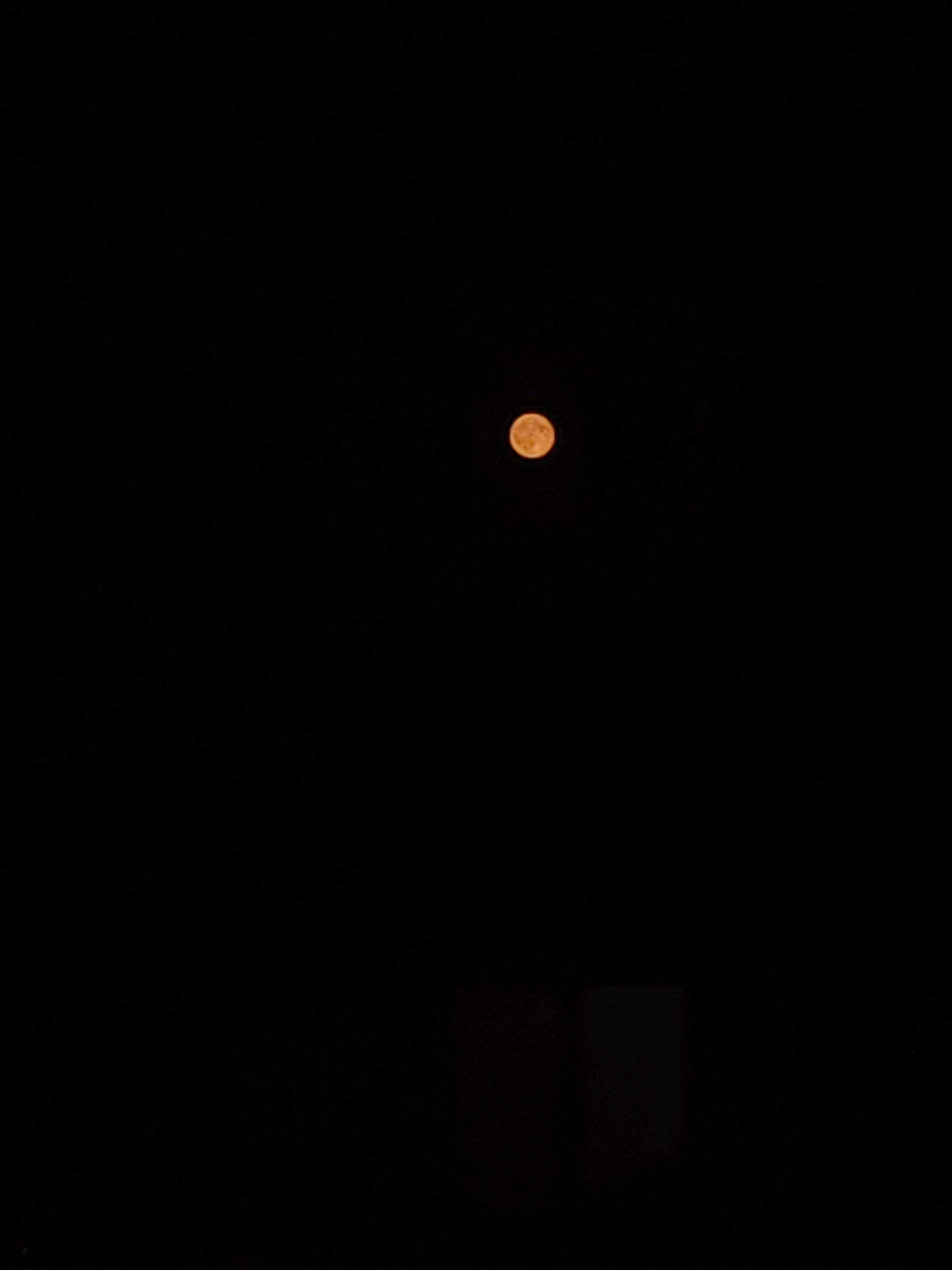 The Moon over Chinon, France — full moon, Lunar Day 17