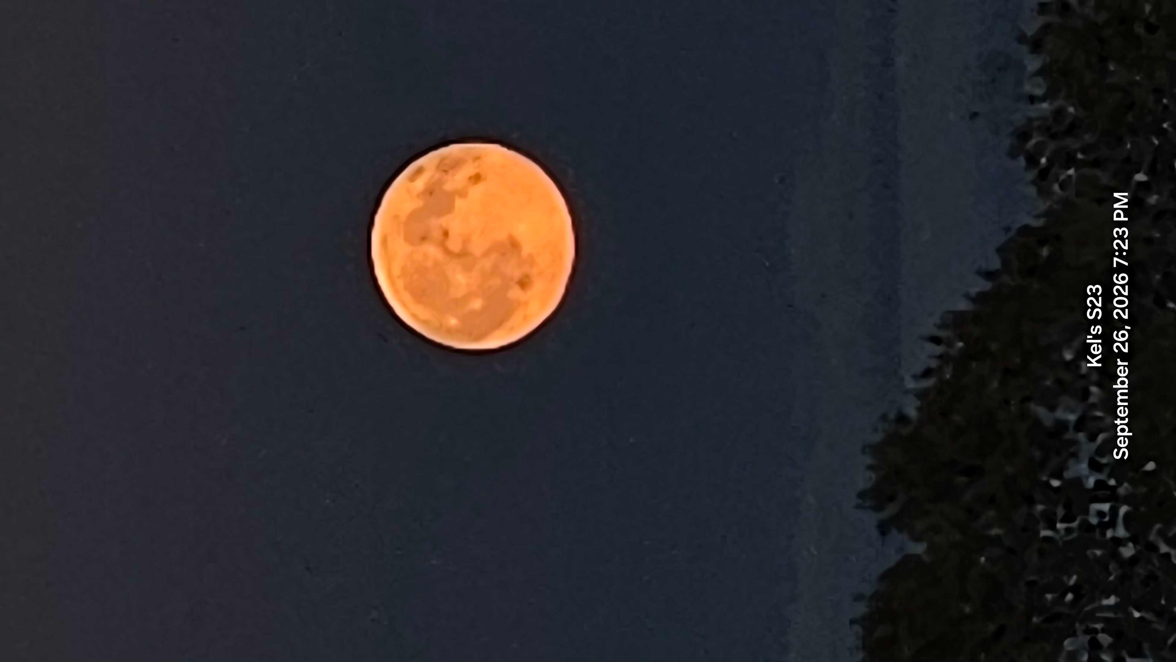 The Moon over Cut Bank, United States — waning gibbous, Lunar Day 20