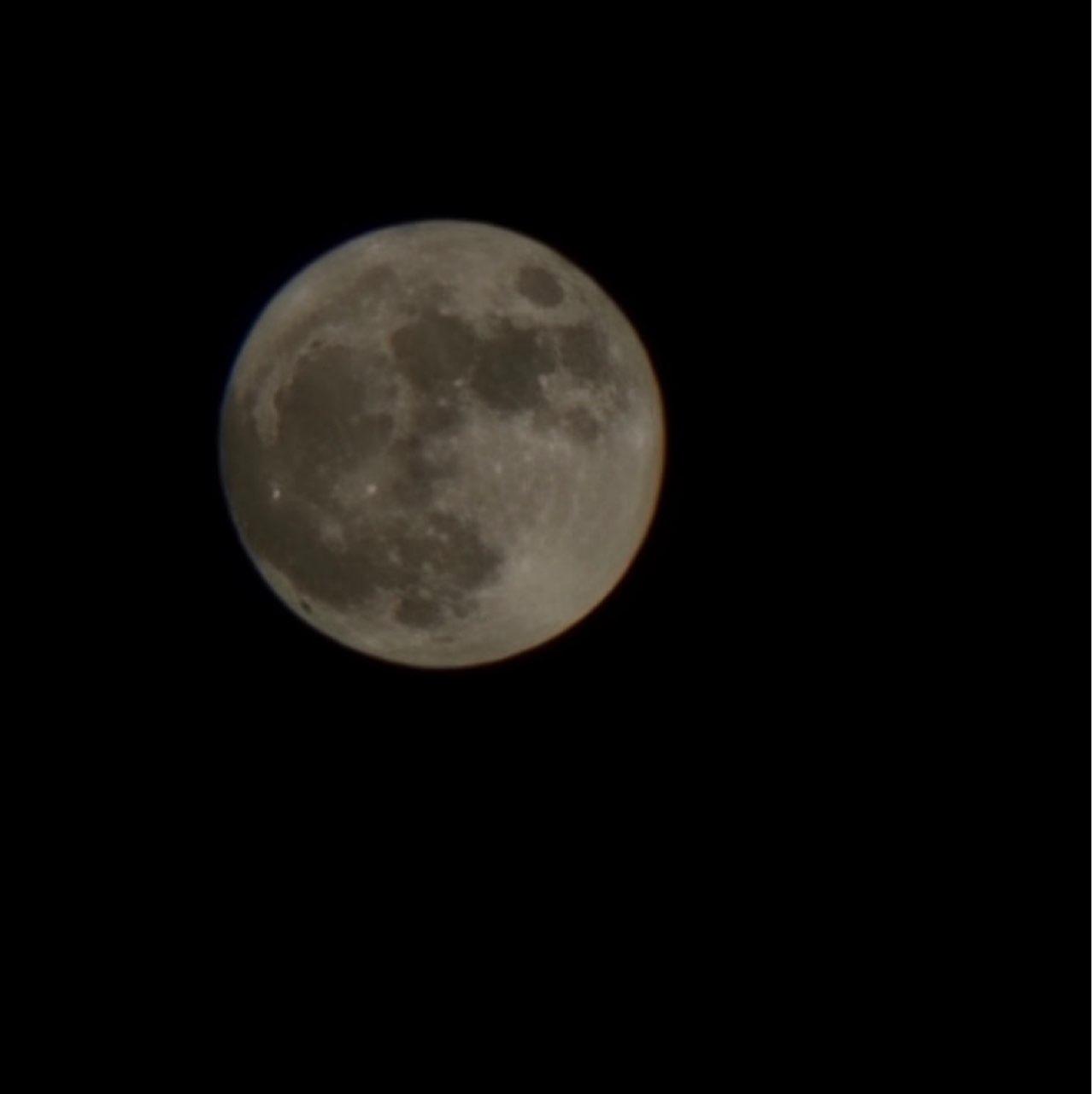 The Moon over Hanover, United States — full moon, Lunar Day 15