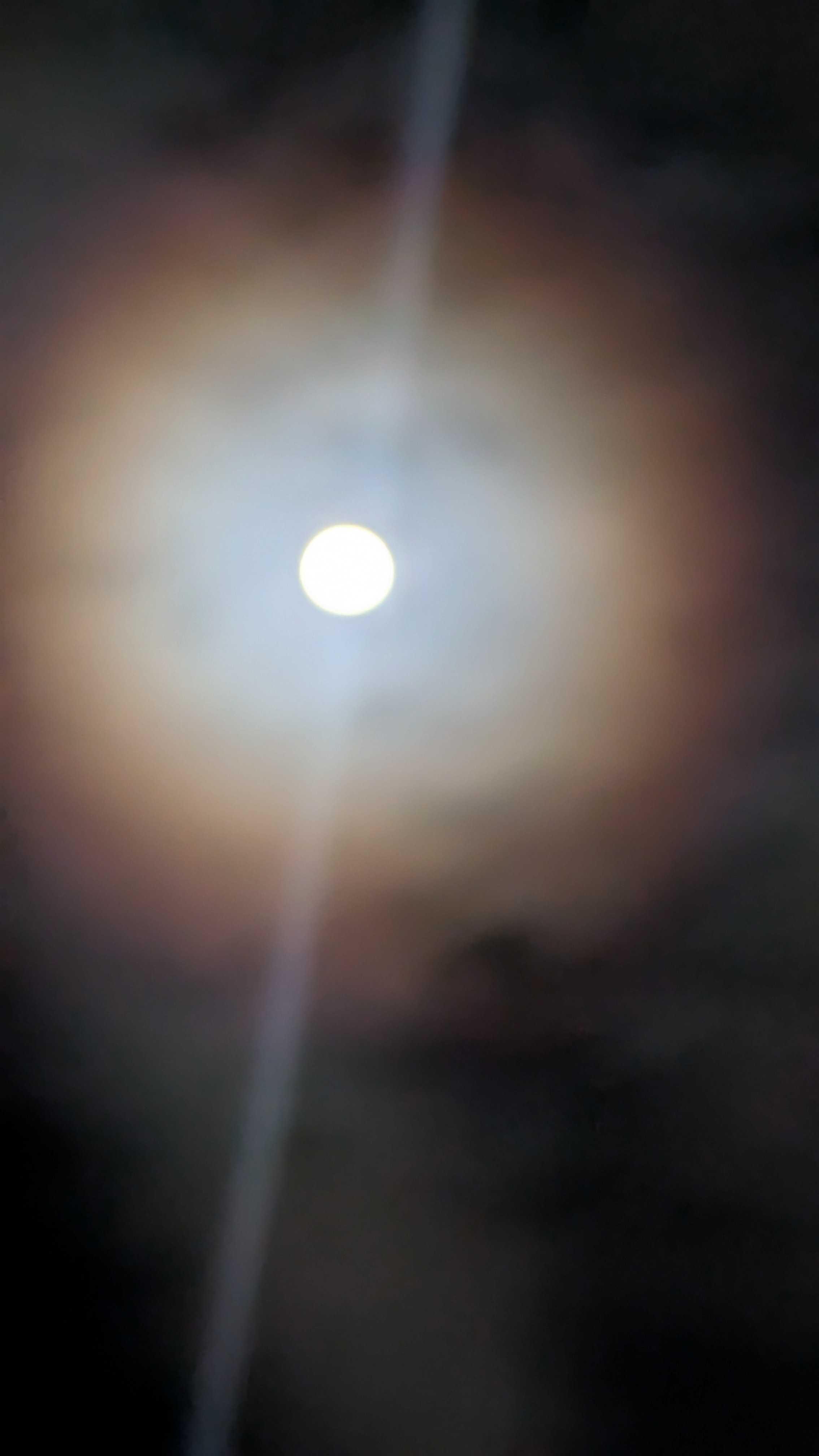 The Moon over West Tamworth, Australia — waxing gibbous, Lunar Day 14