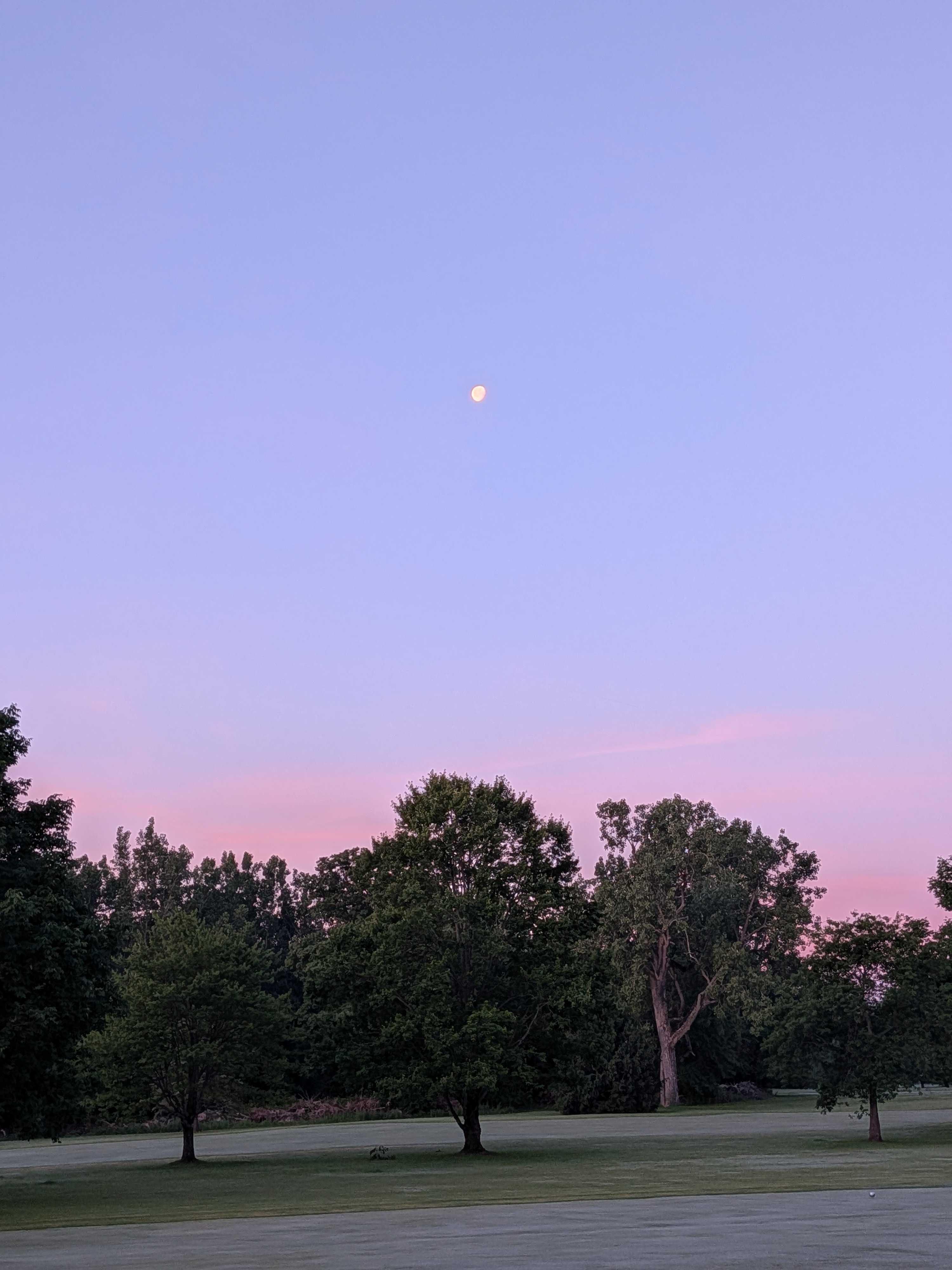 The Moon over Anderson, United States — waning gibbous, Lunar Day 19