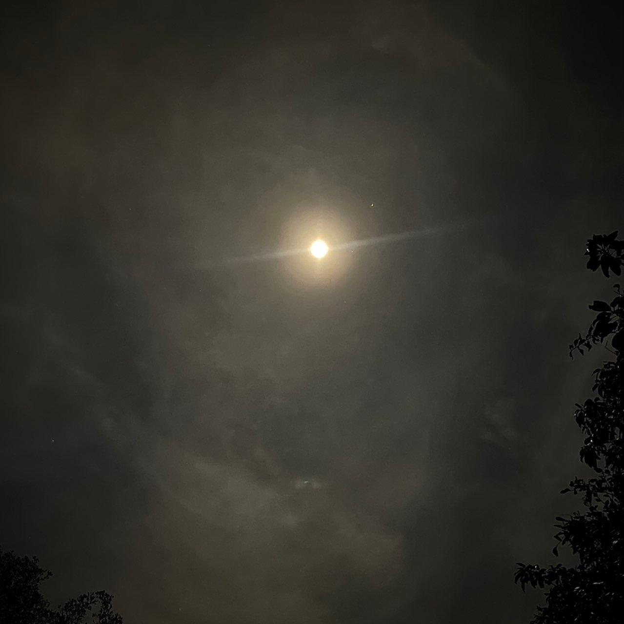 The Moon over Bangkok, Thailand — full moon, Lunar Day 15