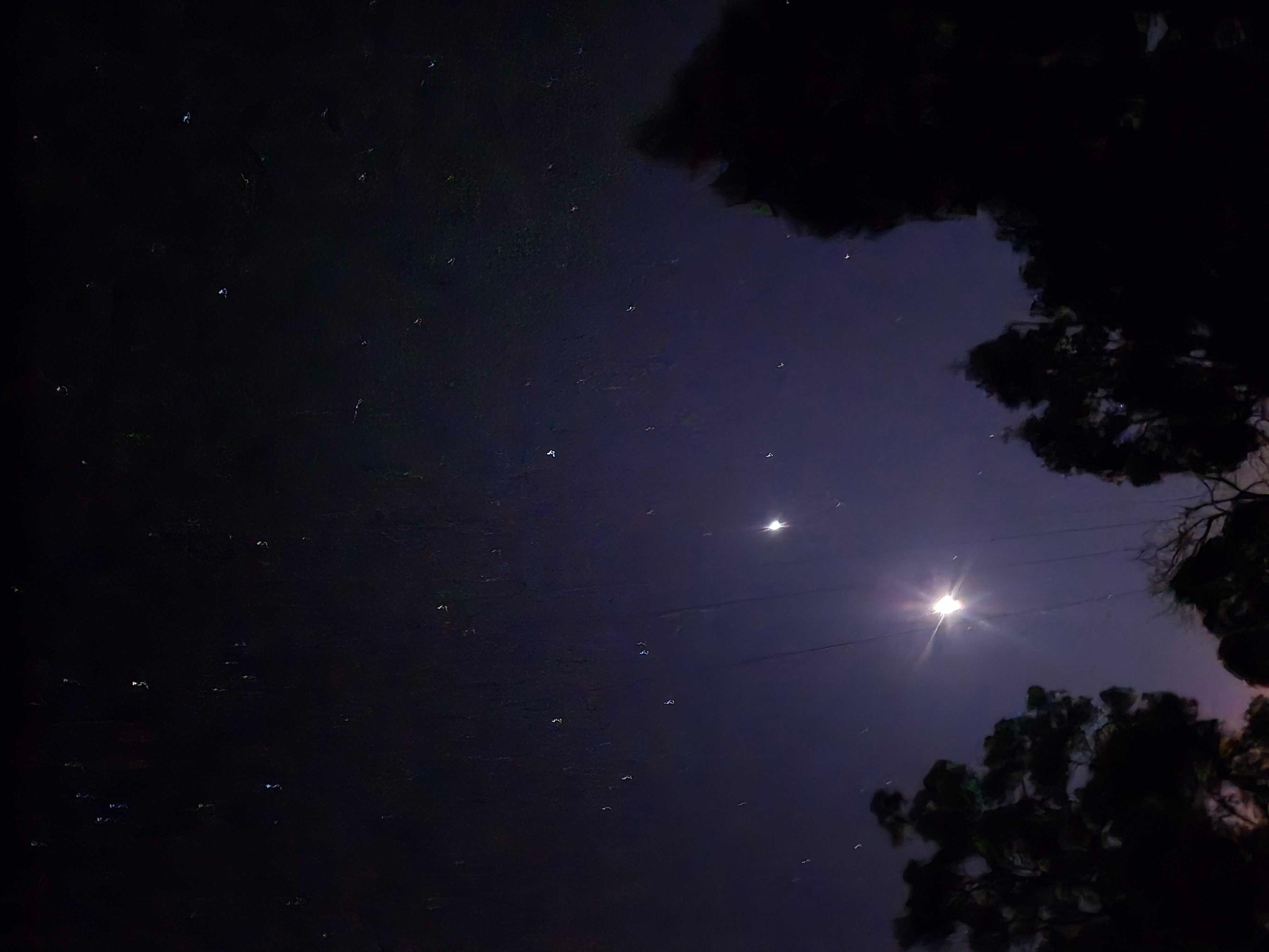 The Moon over Bridgetown, Australia — waxing crescent, Lunar Day 4