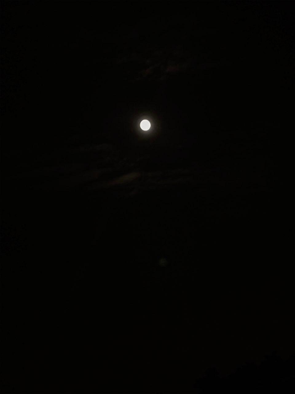 The Moon over Paris, France — full moon, Lunar Day 16