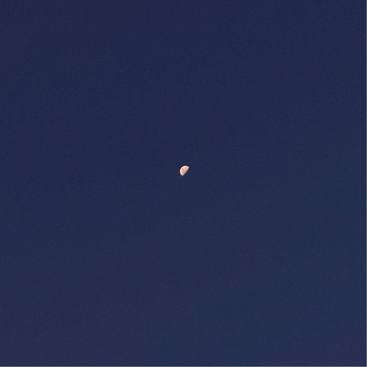The Moon over Berazategui, Argentina — first quarter, Lunar Day 10