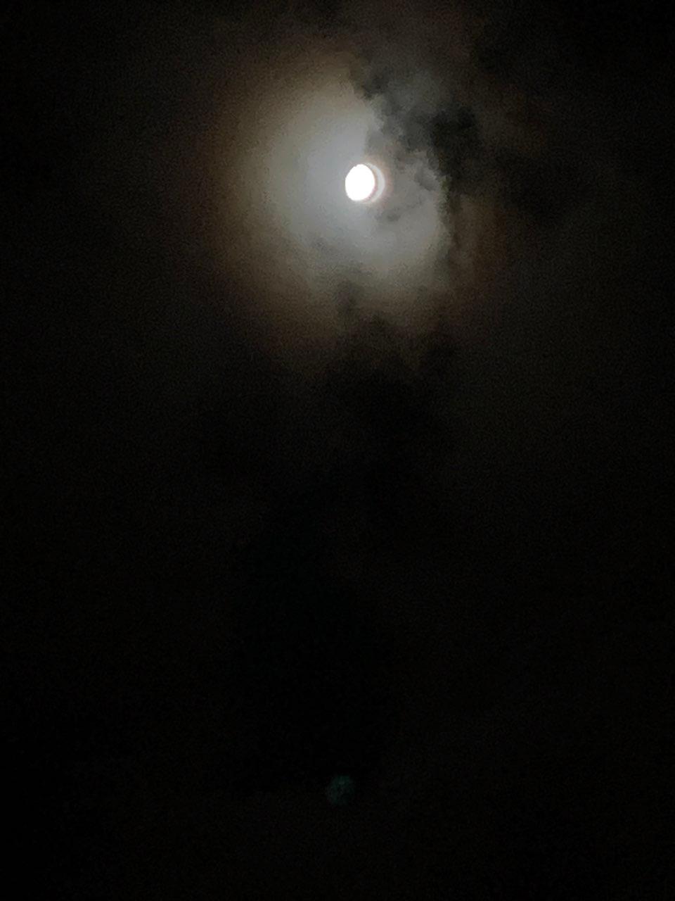 The Moon over Dublin 3, Ireland — waxing gibbous, Lunar Day 12