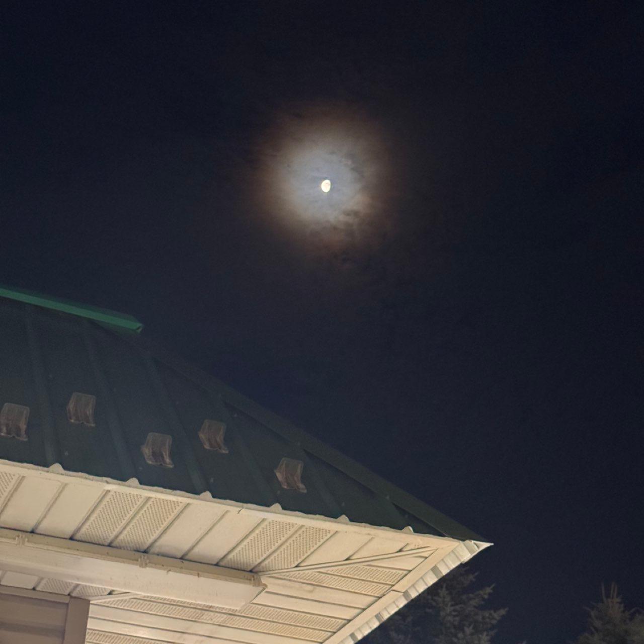 The Moon over Girard, United States — waning gibbous, Lunar Day 21