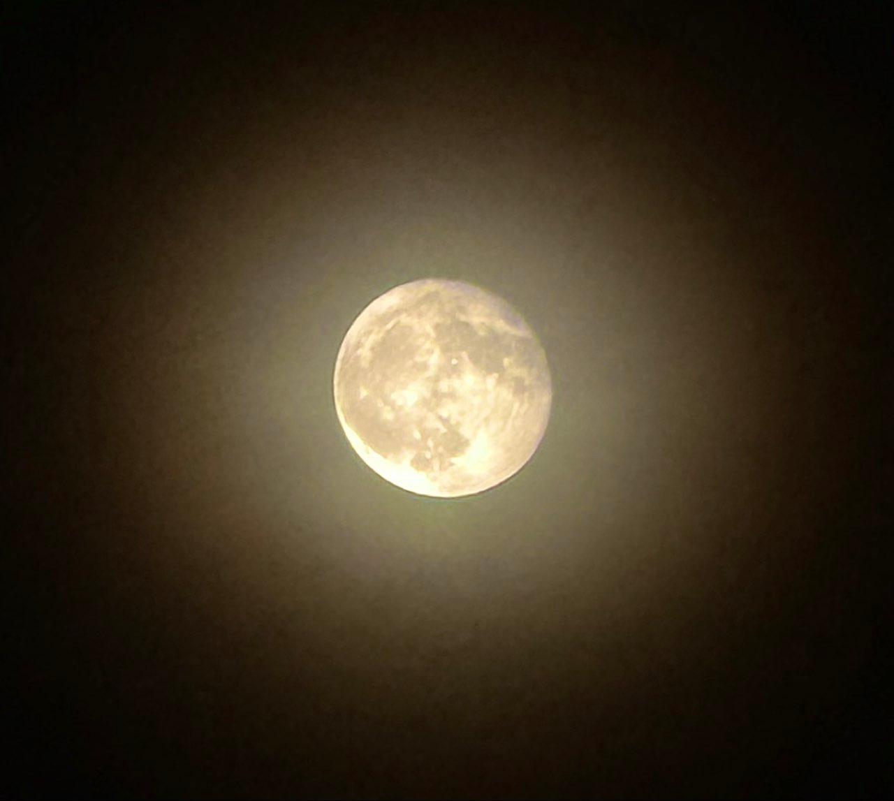 The Moon over Knoxville, United States — full moon, Lunar Day 17