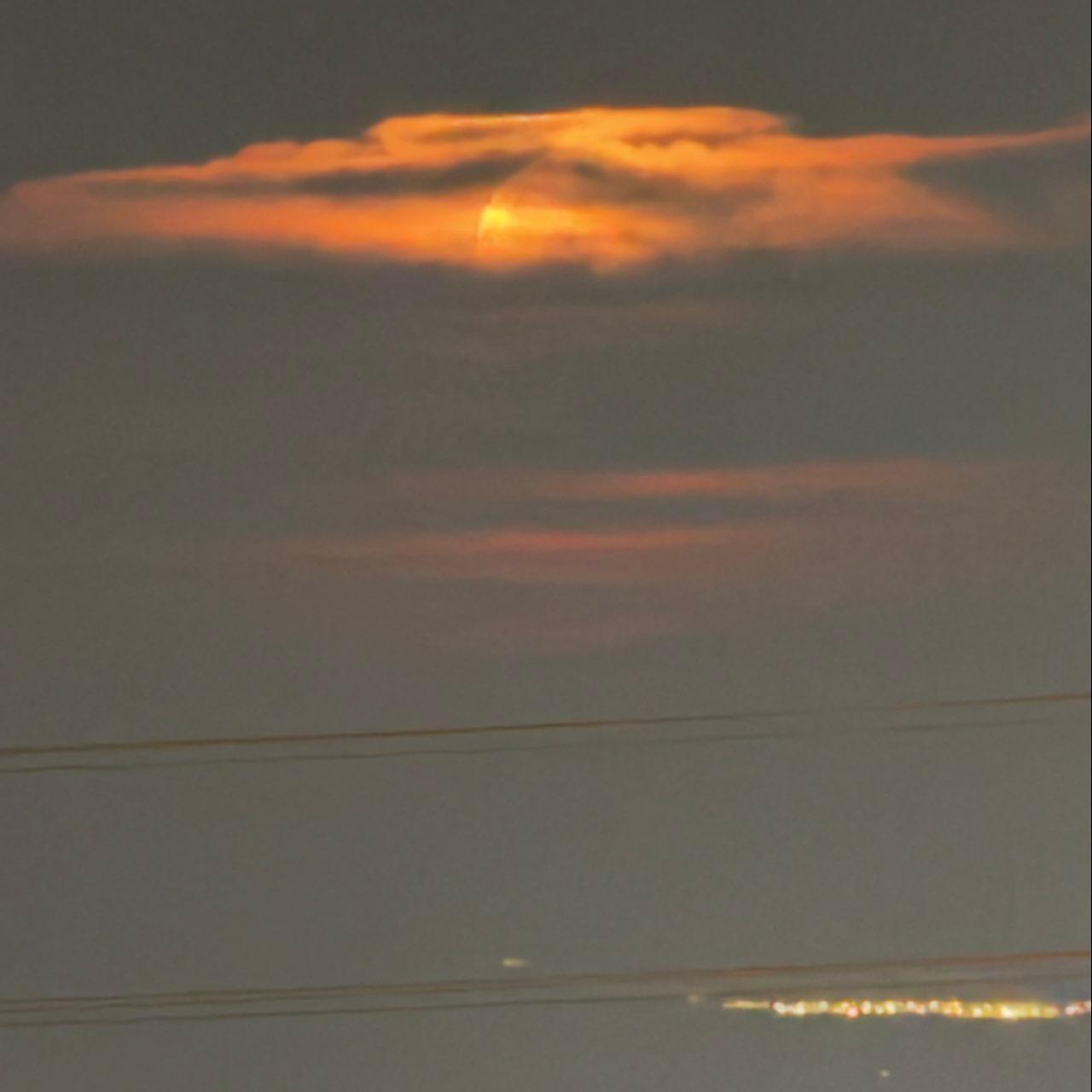 The Moon over Las Vegas, United States — waning gibbous, Lunar Day 19