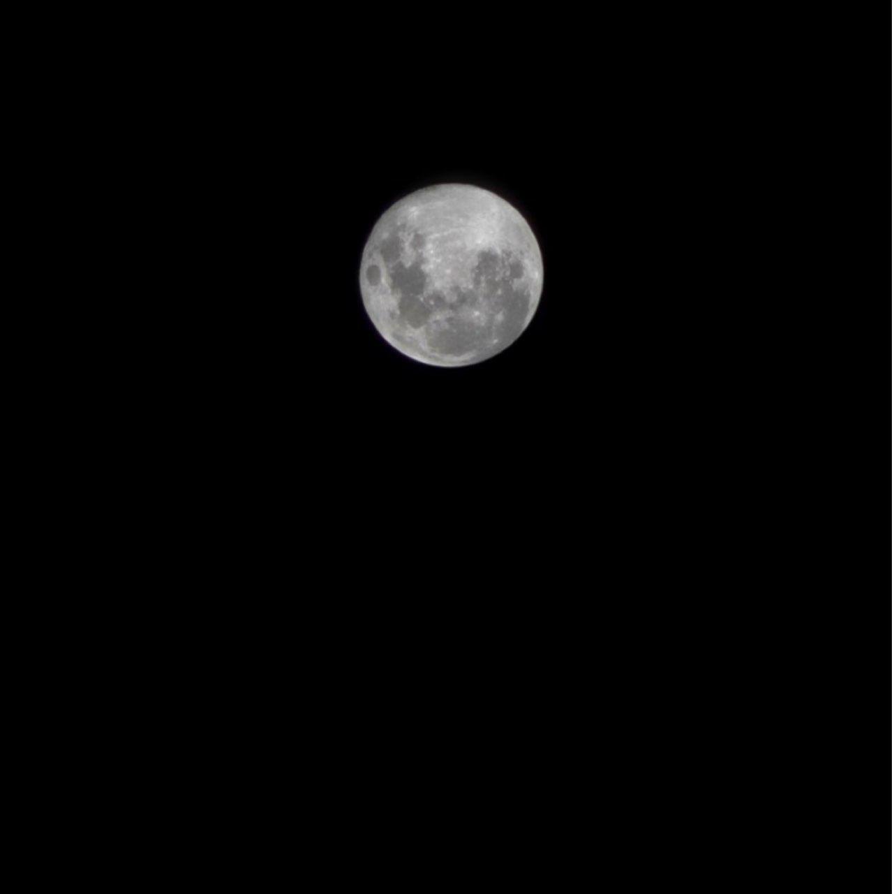 The Moon over Port Macquarie, Australia — full moon, Lunar Day 15
