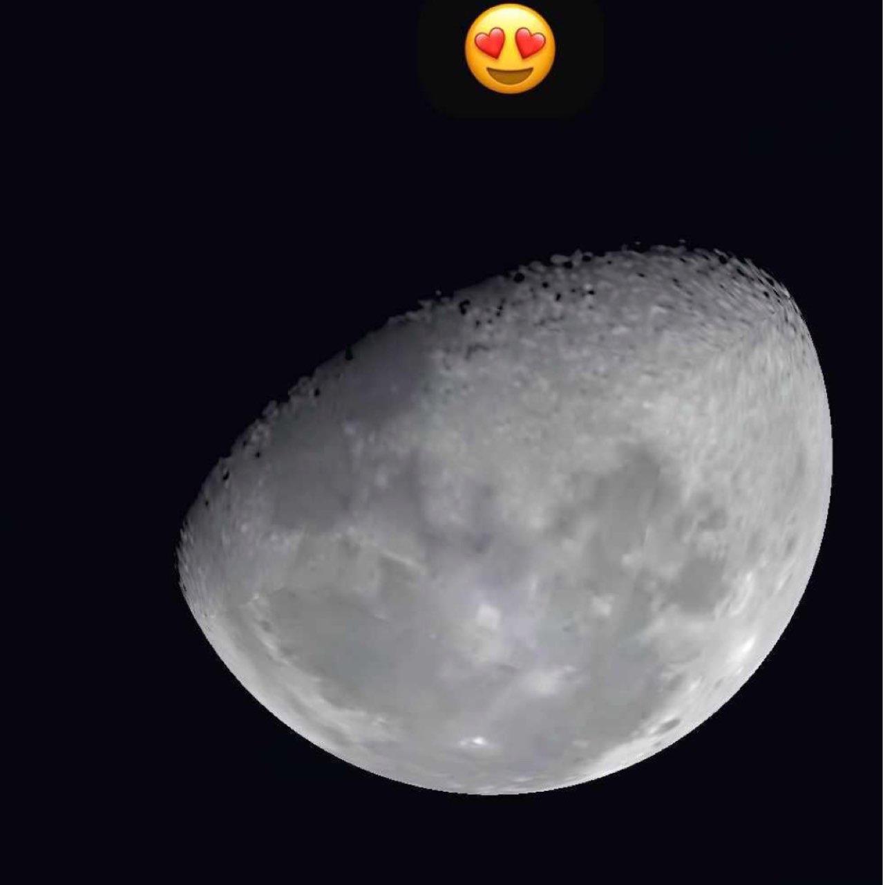 The Moon over Montevideo, Uruguay — waning gibbous, Lunar Day 20