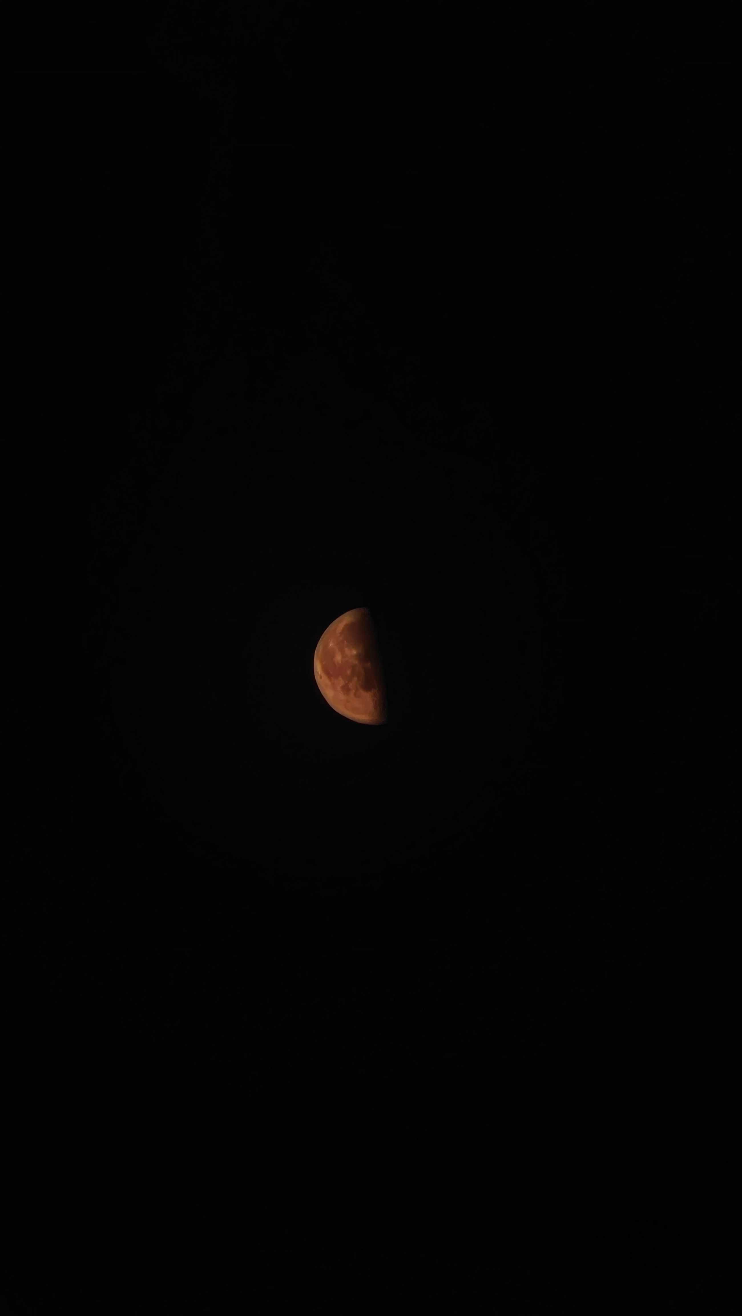 The Moon over Norway — last quarter, Lunar Day 23